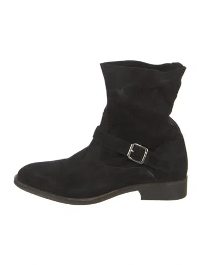 Pre-owned Iro Suede Boots In Black
