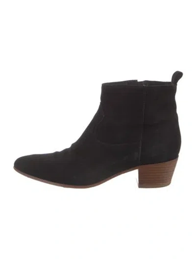Pre-owned Iro Suede Boots In Black