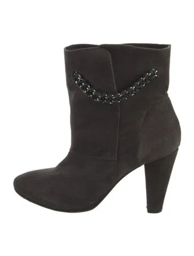 Pre-owned Iro Suede Boots In Black