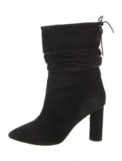 Pre-owned Iro Suede Boots In Black
