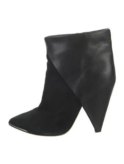 Pre-owned Iro Suede Boots In Blue