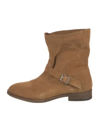 Pre-owned Iro Suede Boots In Brown