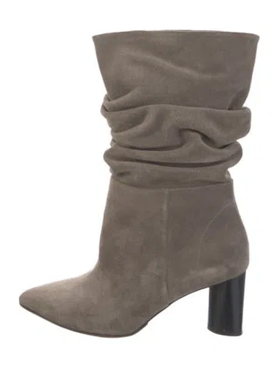 Pre-owned Iro Suede Boots In Grey