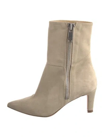 Pre-owned Iro Suede Boots In Neutral