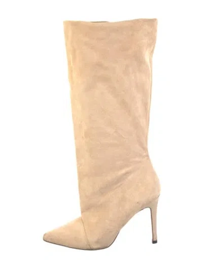 Pre-owned Iro Suede Boots In Neutral