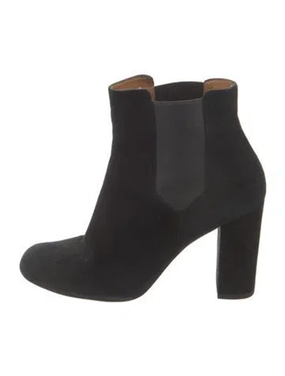 Pre-owned Iro Suede Chelsea Boots In Black