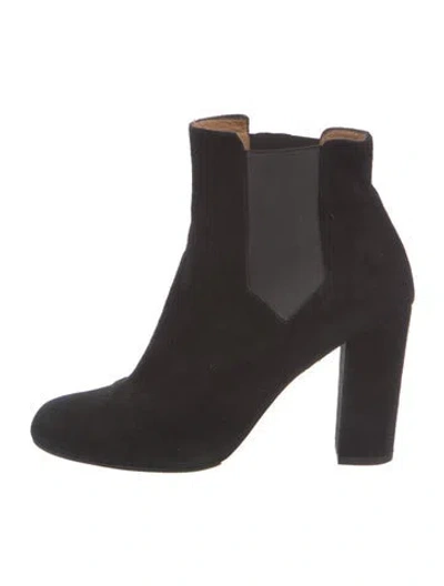 Pre-owned Iro Suede Chelsea Boots In Black