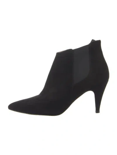 Pre-owned Iro Suede Chelsea Boots In Black
