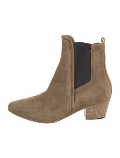 Pre-owned Iro Suede Chelsea Boots In Neutrals