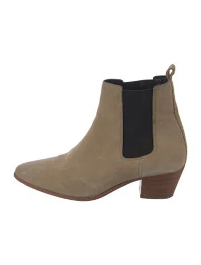 Pre-owned Iro Suede Chelsea Boots In Neutrals