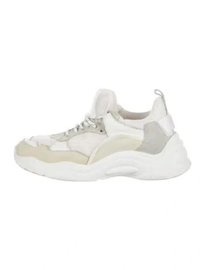 Pre-owned Iro Suede Chunky Sneakers In White