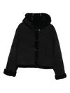 Iro Suede Coat In Black