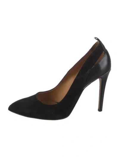 Pre-owned Iro Suede Pumps In Black