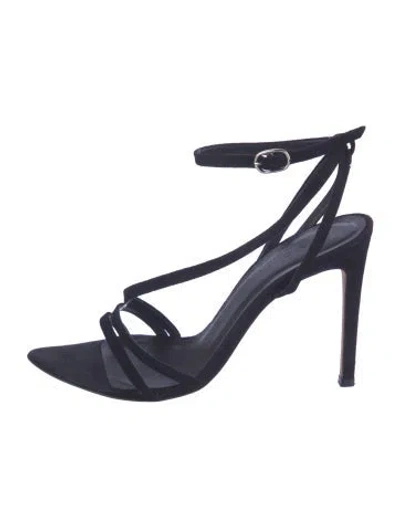 Pre-owned Iro Suede Sandals In Blue