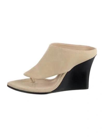Pre-owned Iro Suede Sandals In Neutrals