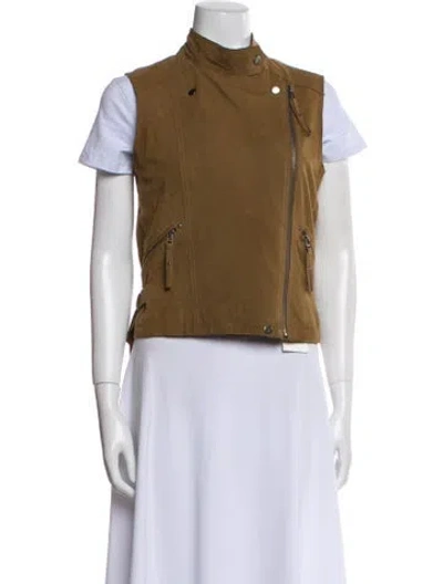 Pre-owned Iro Suede Vest In Brown