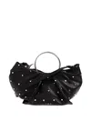 Iro Sun Ring-handle Studded Tote Bag In Black