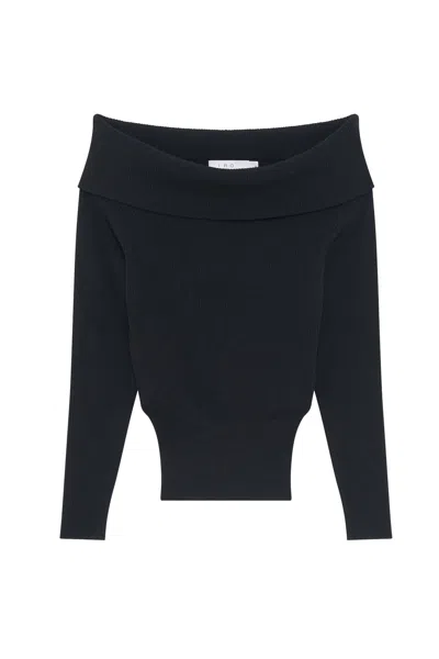 Iro Sweaters Black In Nero Neri E Grigi