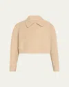 Iro Syana Cropped Jacket In Light Camel