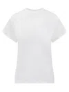 Iro Round Neck Short-sleeved T-shirt In White