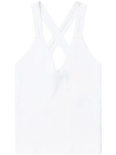 Iro Takumi Ribbed Tank Top In White