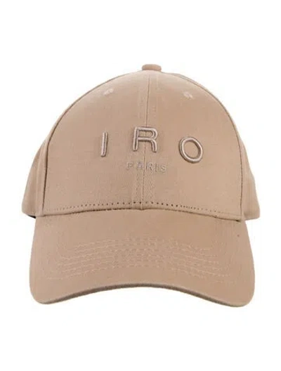 Pre-owned Iro Tan Beige Baseball Cap In Neutral
