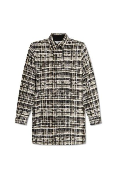 Iro Tanais Oversize Tweed Shirt In Multi