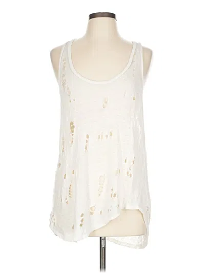 Pre-owned Iro Tank Top Ivory Halter Neckline Tops In White