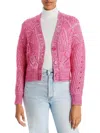 IRO TAPAGE WOMENS WOOL BLEND BUTTON FRONT CARDIGAN SWEATER