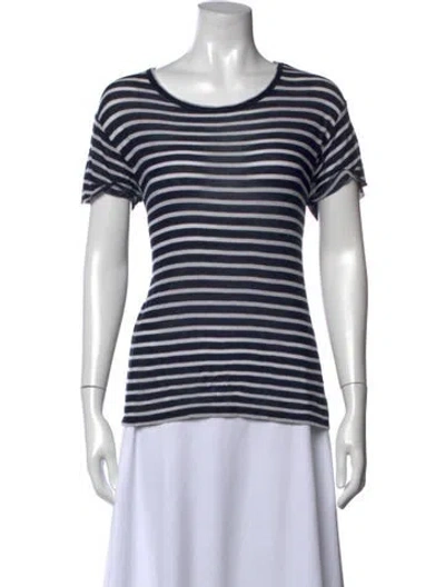Pre-owned Iro Terry Cloth Striped T-shirt In Gray