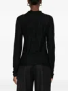 Iro Textured Long-sleeve Blouse In Black