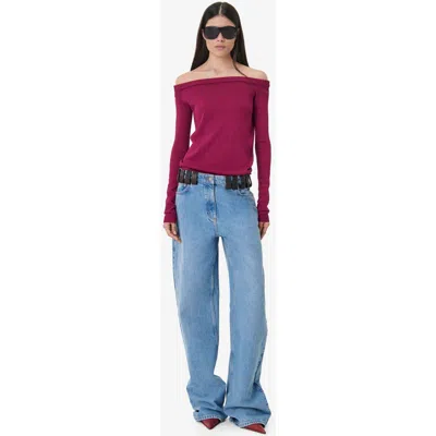 Iro The Bulle Sweater In Burgundy