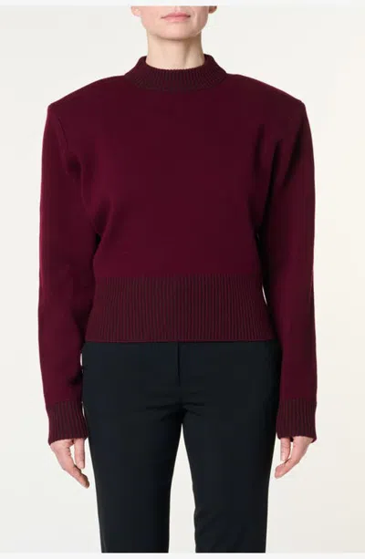 Iro The Lovelie Sweater In Burgundy