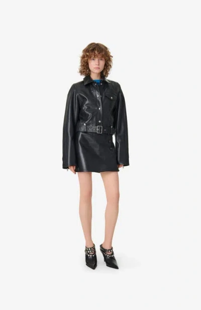 Iro The Rapha Leather Jacket In Black