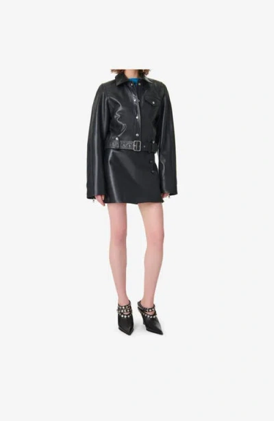 Iro The Rebelle Mini Skirt In Black
