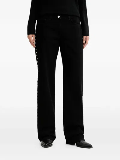 Iro Thess Straight Jeans In Black