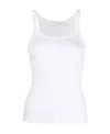 Iro Thin Shoulder Strap Vest In White