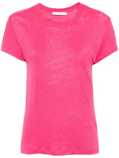 Iro Third Linen T-shirt In Pink