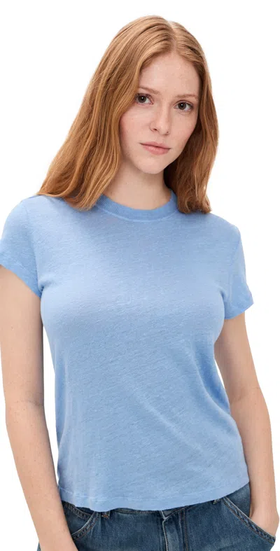Iro Third Linen T-shirt Azur Blue