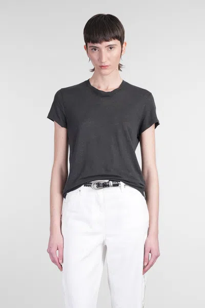 Iro Third T-shirt In Black Linen