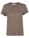 Iro Short-sleeved T-shirt In Warm Taupe