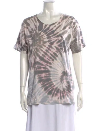 Pre-owned Iro Tie-dye Print Crew Neck T-shirt In Pink
