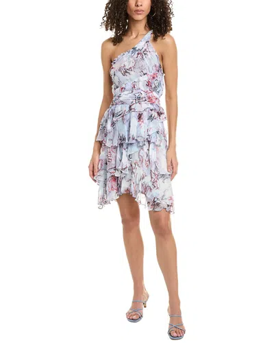 Iro Tiered Halter Dress In Blue