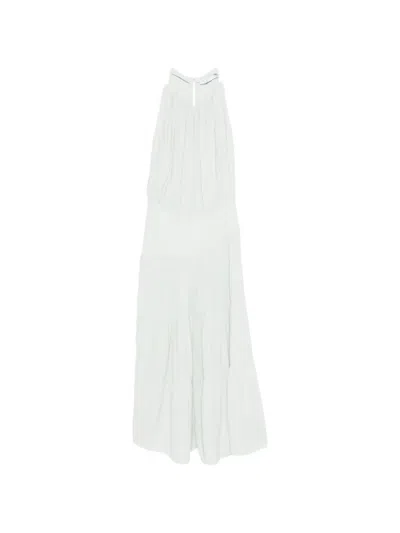 Iro Tiered Pleated Dress In White
