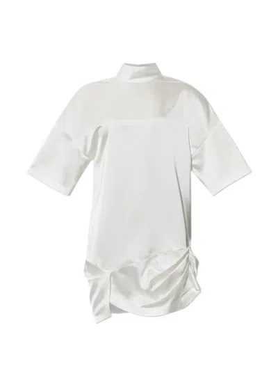 Iro Tikka Draped Mini Dress In White