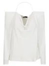 Iro Poani Off-shoulder Draped Blouse