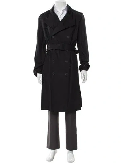 Pre-owned Iro Trench Coat In Black