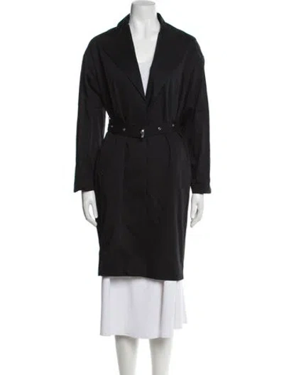 Pre-owned Iro Trench Coat In Blue