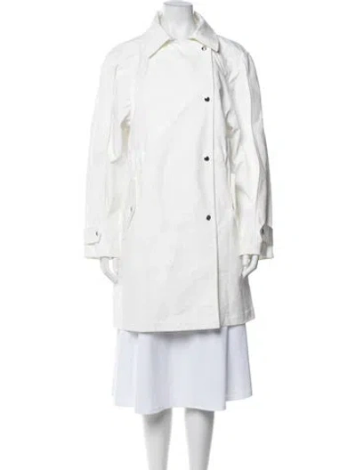 Pre-owned Iro Trench Coat In White
