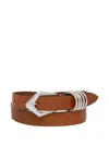 Iro Triple-hoop Belt In Brown